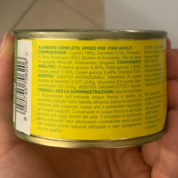 photo of Amicoveg Alimento umido zucchini e pastinaca shared by @francescachieppa18 on  04 Aug 2022 - review