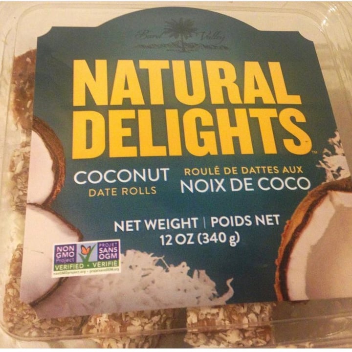 photo of Natural Delights Coconut Medjool Date Rolls shared by @mandaroni34 on  11 Jun 2021 - review
