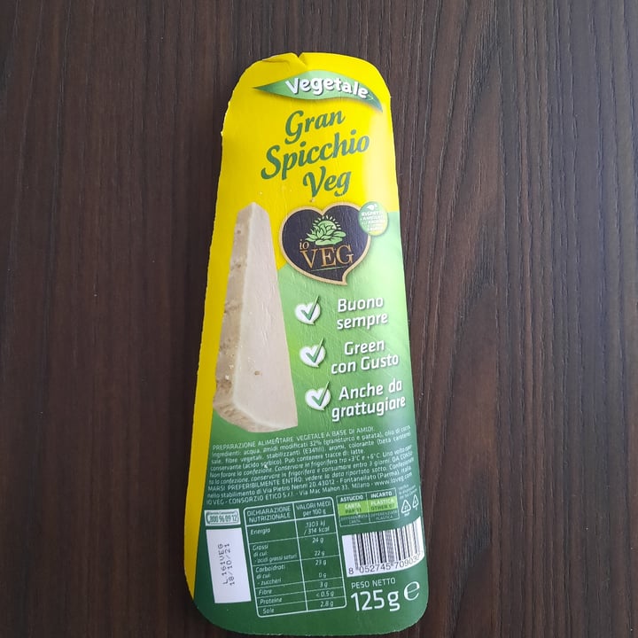 photo of Gran Spicchio io veg Alternativa Al Formaggio shared by @rossellayume on  15 Apr 2022 - review