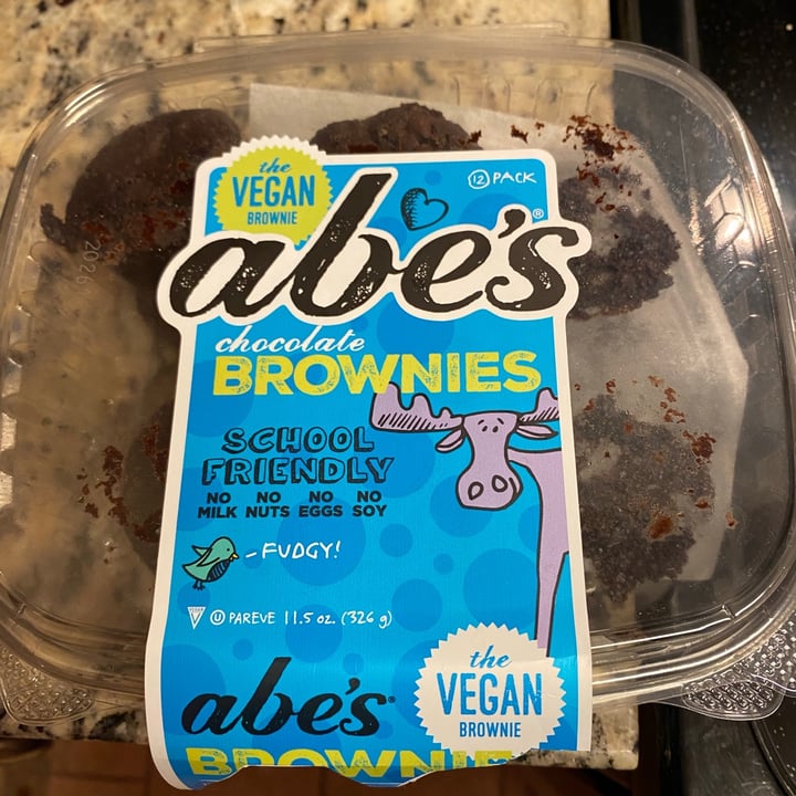 photo of Abe's Vegan Muffins Chocolate Brownies shared by @irishgirlinfl on  16 Nov 2020 - review