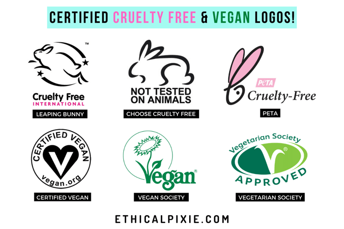 Verified curelty-free/vegan logos