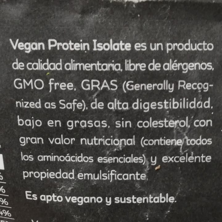 photo of Protein Project Vegan Protein Isolate Sabor vainilla Caramelo shared by @agostinamarconi on  03 Mar 2021 - review