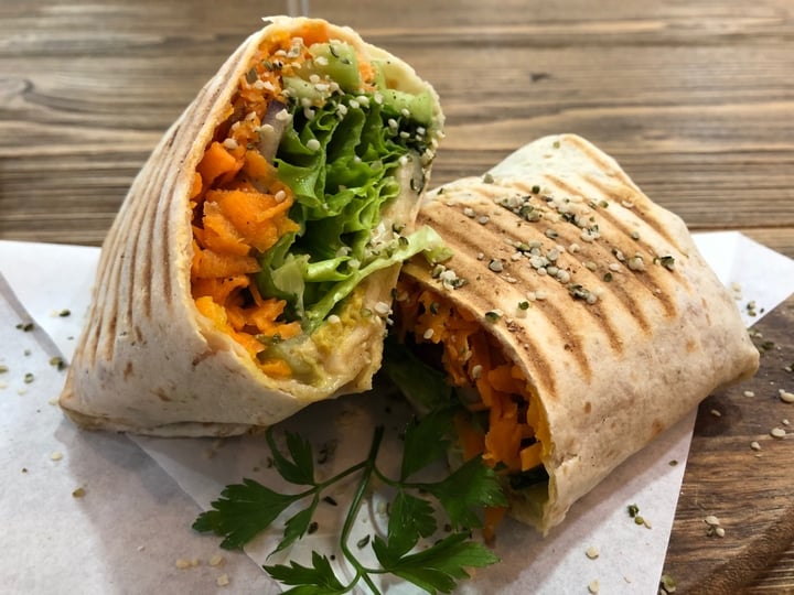 review photo of Edgy Veggy Unchicken Burrito shared by @anitagmer on 28 Jan 2020 - review