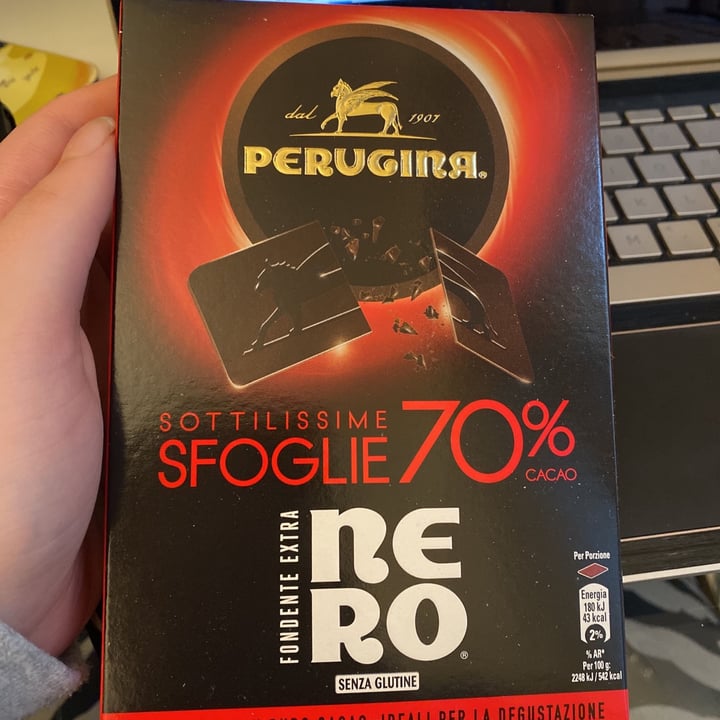 photo of Perugina Sottilissime sfoglie 70% cacao shared by @bythehearts on  25 Jan 2021 - review