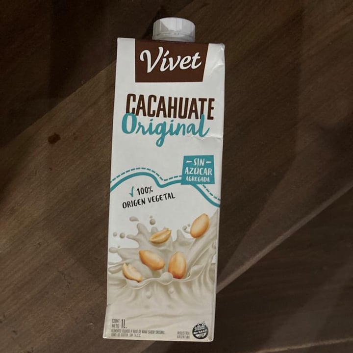 photo of Vívet Leche de Cacahuate sabor Original Sin Azúcar shared by @camibatta on  29 Nov 2022 - review