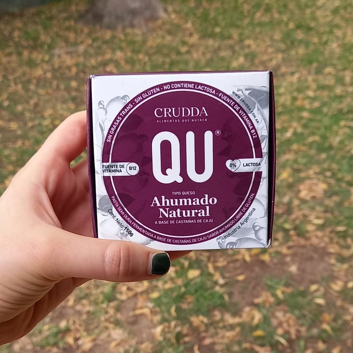 review photo of Crudda Queso Ahumado Natural a Base de Castañas de Caju shared by @caroyebra on 25 Feb 2021 - review