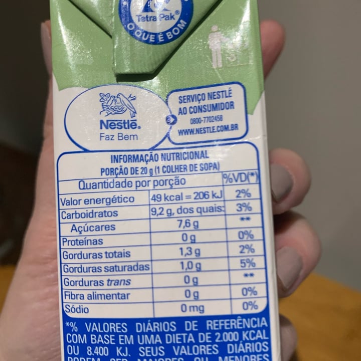 photo of Nestlé Alimento Condensado à base de arroz shared by @cr-vegan on  16 Jul 2022 - review