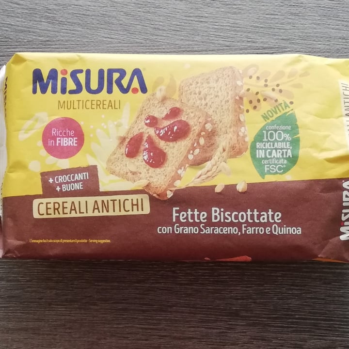 review photo of Misura Fette Biscottate Con Grano Saraceno,Farro E Quinoa shared by @dennibod on 08 Sep 2022 - review