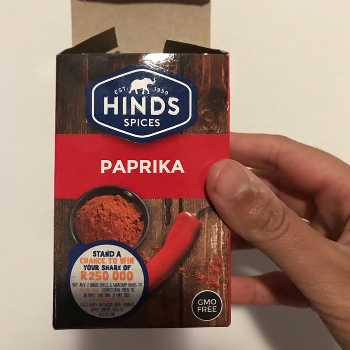 photo of Hinds Spices Paprika shared by @plantpoweredpayalla on  06 Apr 2021 - review