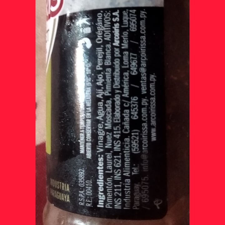 review photo of Arcoiris Salsa chimichurri shared by @porotocolorado on 13 Mar 2022 - review