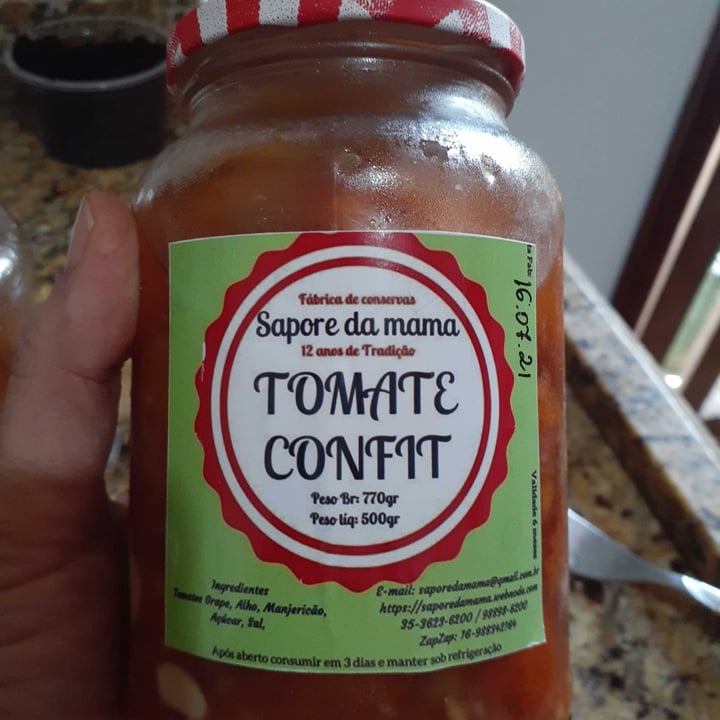 photo of Sapore da Mama Tomate Confitado shared by @vonatureza on  22 Jul 2021 - review