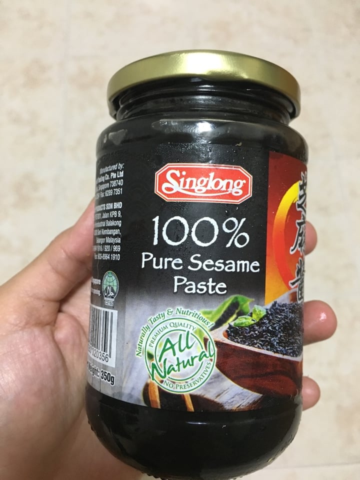 photo of Singlong 100% Pure Sesame Paste shared by @speedico on  06 Jan 2020 - review
