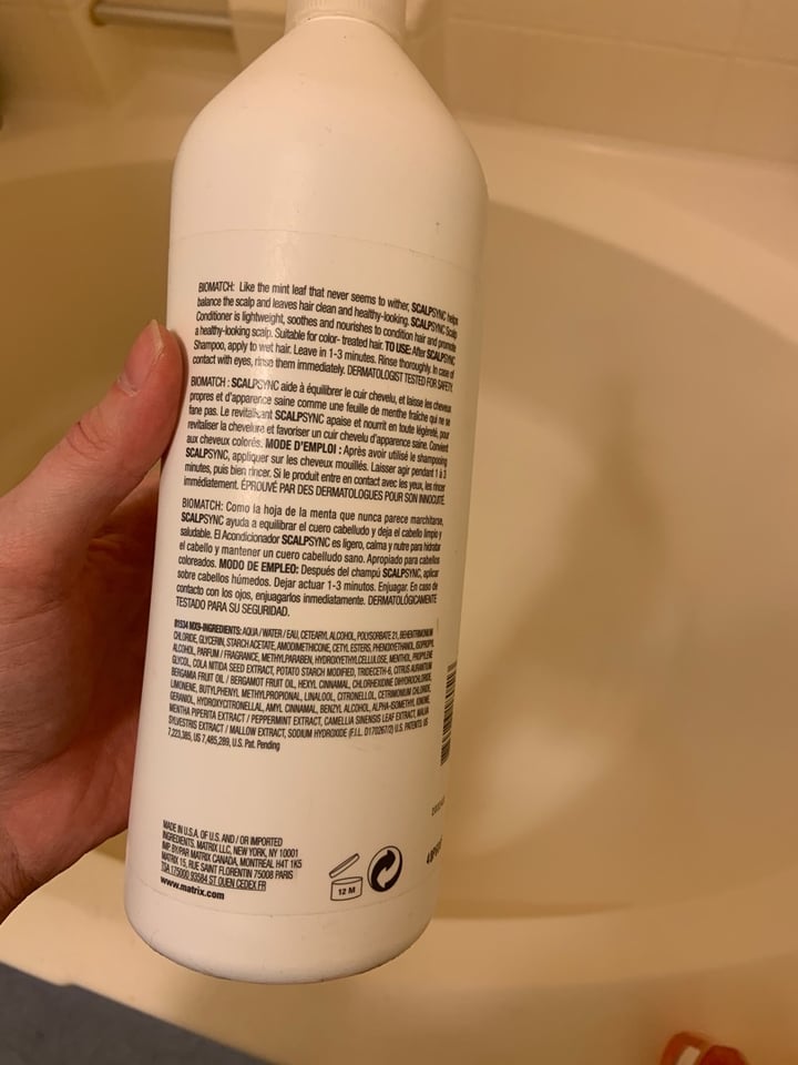 review photo of Biolage Biolage Matrix Scalpsync Conditioner shared by @hollyamber on 01 Jan 2020 - review