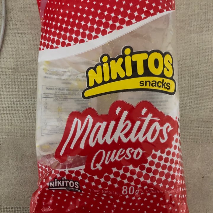photo of Nikitos Palitos de harina de maiz, sabor queso (chicitos) shared by @gbrito on  20 May 2021 - review