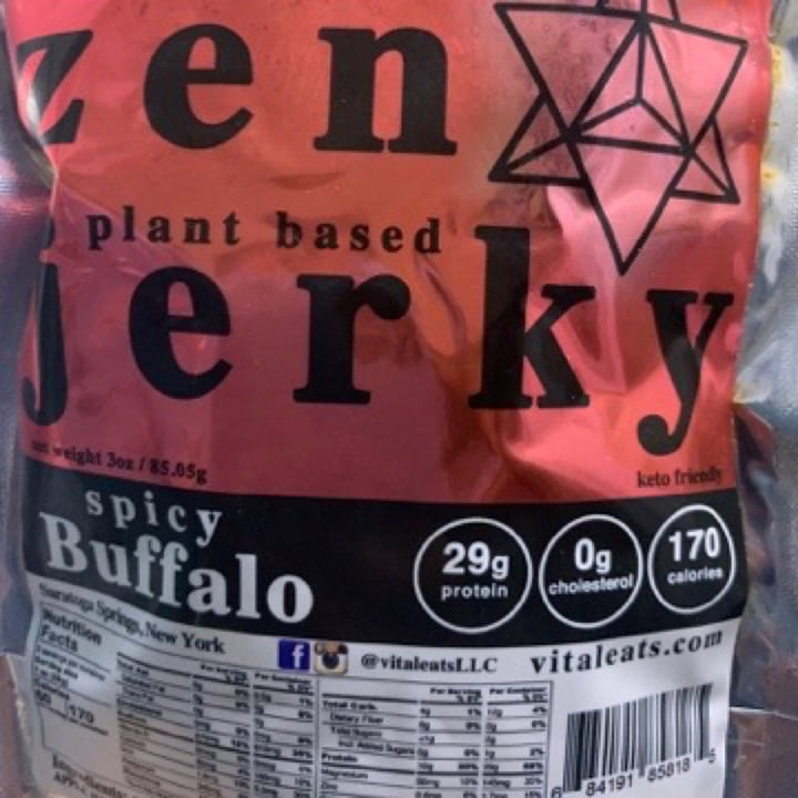 photo of Vital Eats Zen Plant Based jerky shared by @comfypiggy on  13 Jun 2020 - review