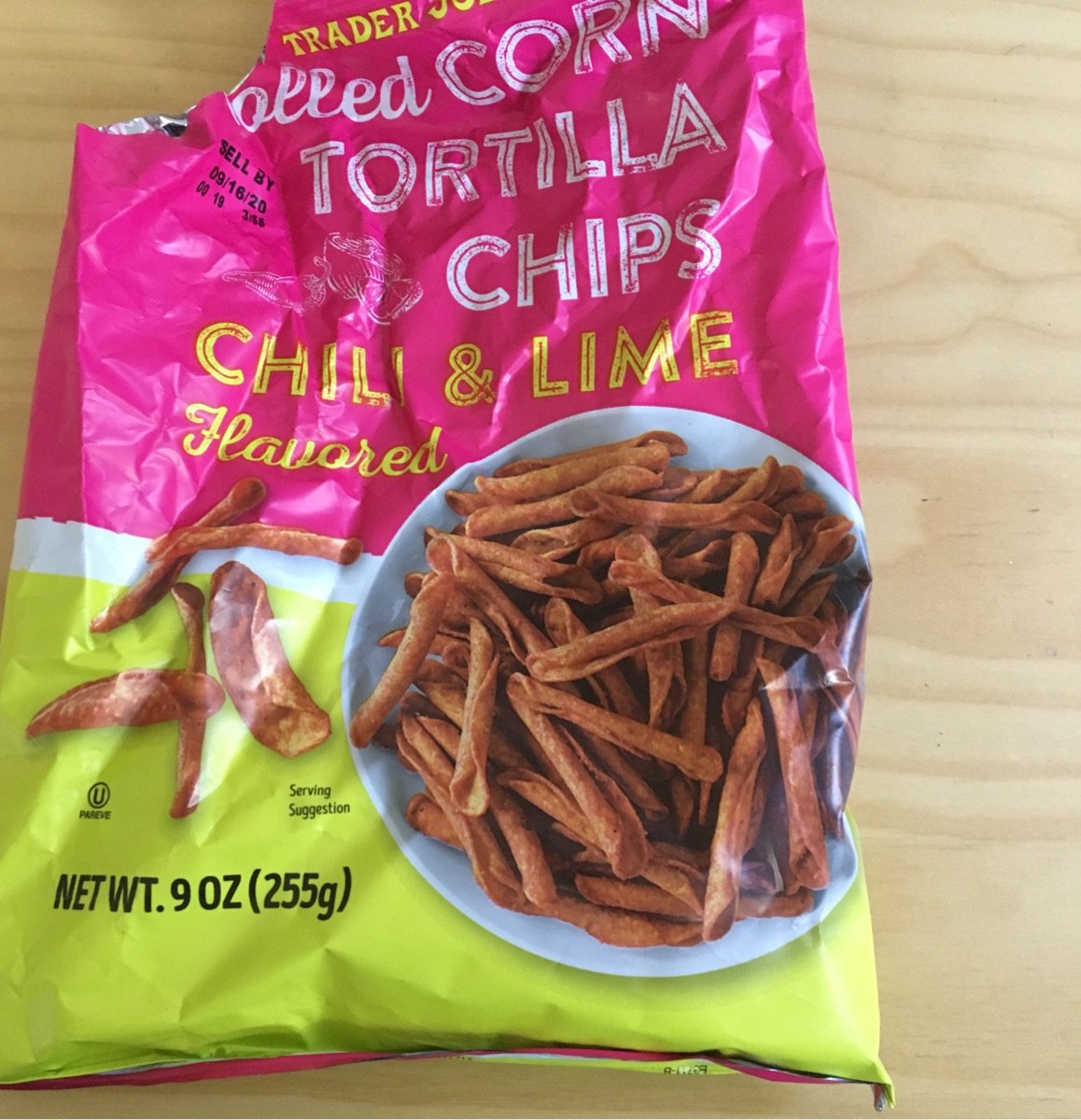 Corn Tortilla Chips Chili Lime Flavored at Trader Joe's Review