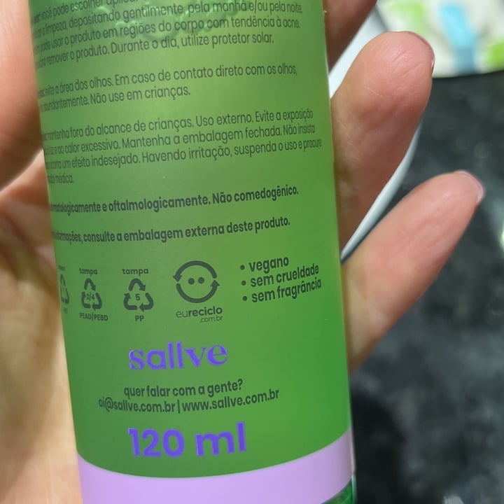 review photo of Sallve tonico anti acne shared by @febritto on 06 Sep 2022 - review