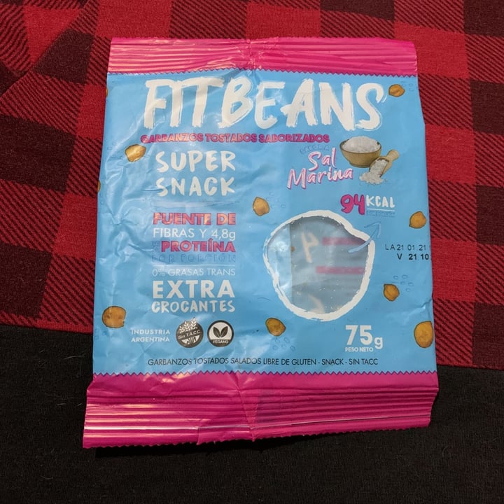 photo of Fitbeans Garbanzos Tostados Sal Marina shared by @martinavegana on  05 Jul 2021 - review