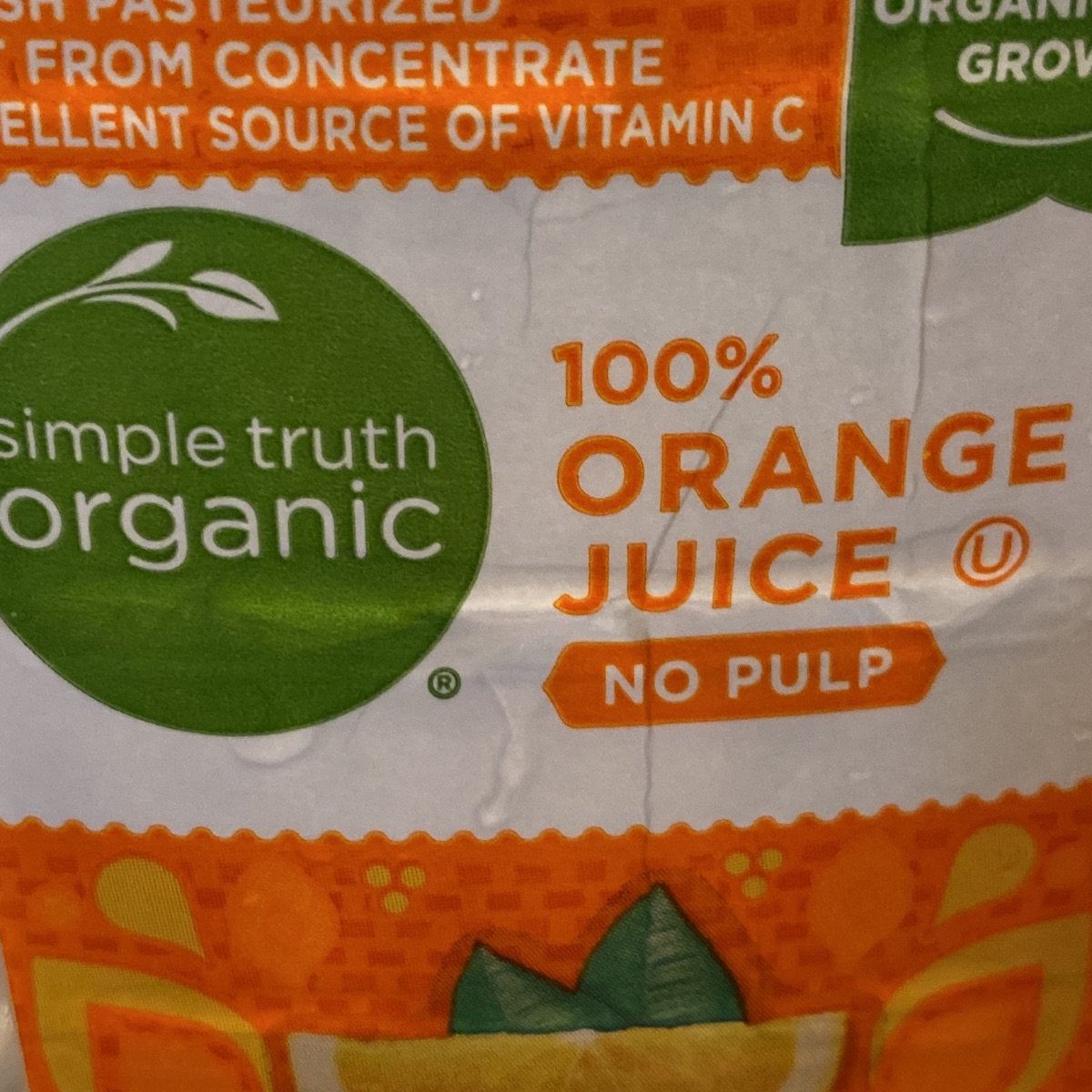 100% Orange Juice No Pulp from Simple Truth Vegan Product