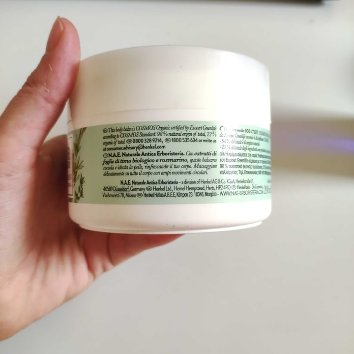 photo of N.A.E. Naturale Antica Erboristeria Refreshing body balm shared by @saphy89 on  17 Jun 2022 - review