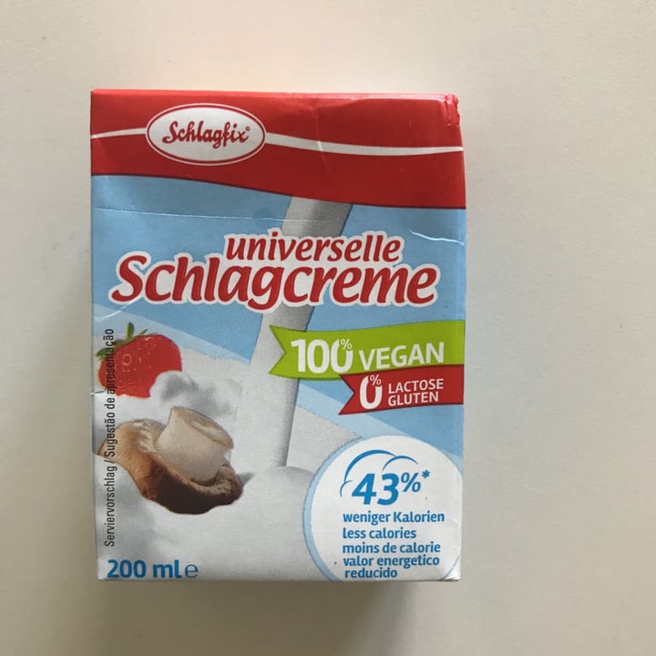 review photo of Schlagfix Universelle Schlagcreme shared by @franzilieb on 04 May 2020 - review