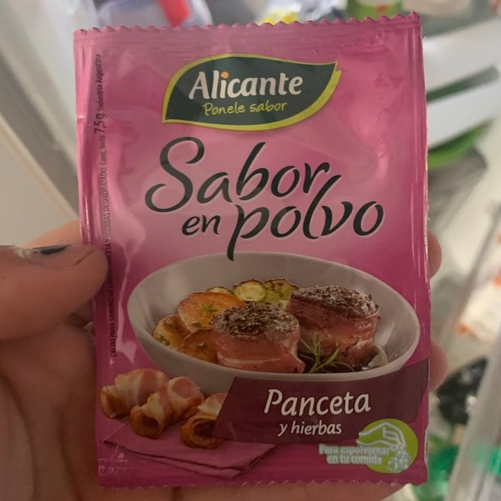 photo of Alicante Sabor en Polvo Panceta y Hierbas shared by @ilubobro on  21 Oct 2020 - review