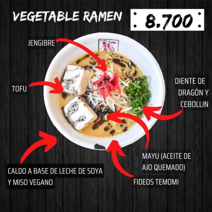 photo of Ramen Ryoma Providencia Vegetable Ramen shared by @catamontana on  10 Dec 2022 - review