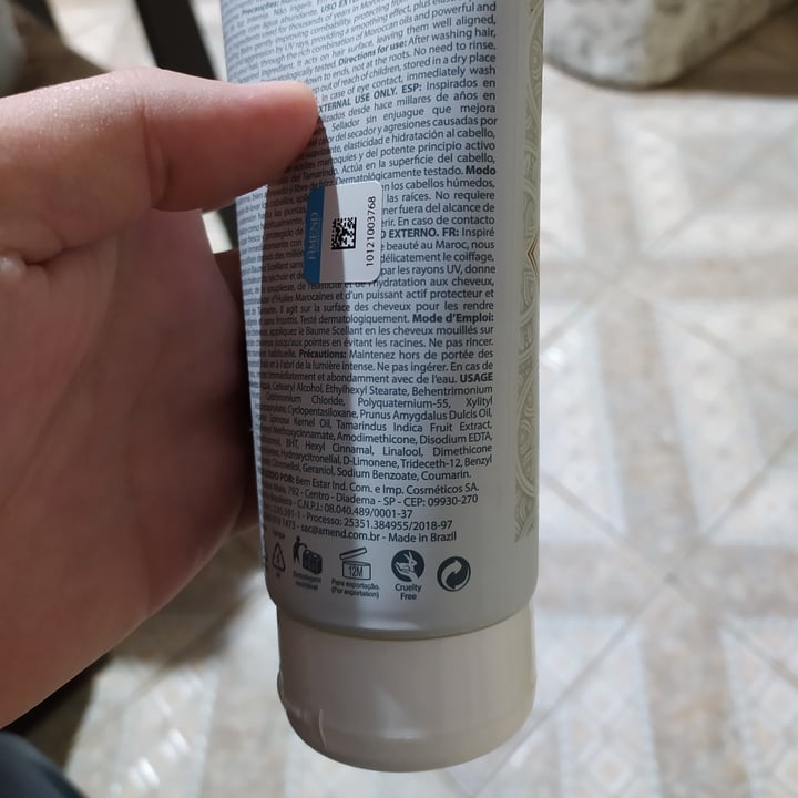 review photo of Amend Amend millenar oleos marroquinos creme para pentear shared by @igorglaeser on 07 Aug 2022 - review