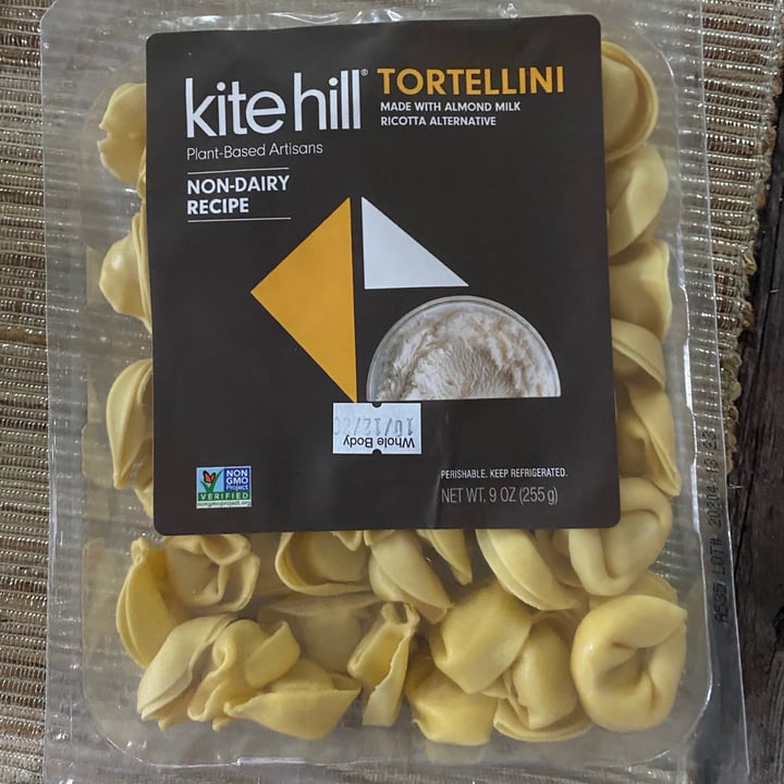 photo of Kite Hill Tortellini with Almond Milk Ricotta Alternative shared by @veganfoodcrazy on  25 Sep 2020 - review