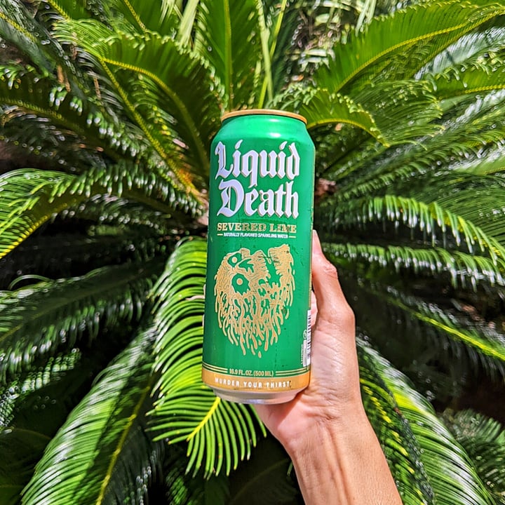 photo of Liquid death  Severed Lime shared by @veggieassassin on  13 Jun 2022 - review