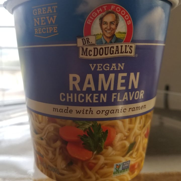 photo of Dr McDougall's  Right Foods Vegan Ramen Chicken Flavor shared by @southernplanteaters on  30 Jan 2020 - review