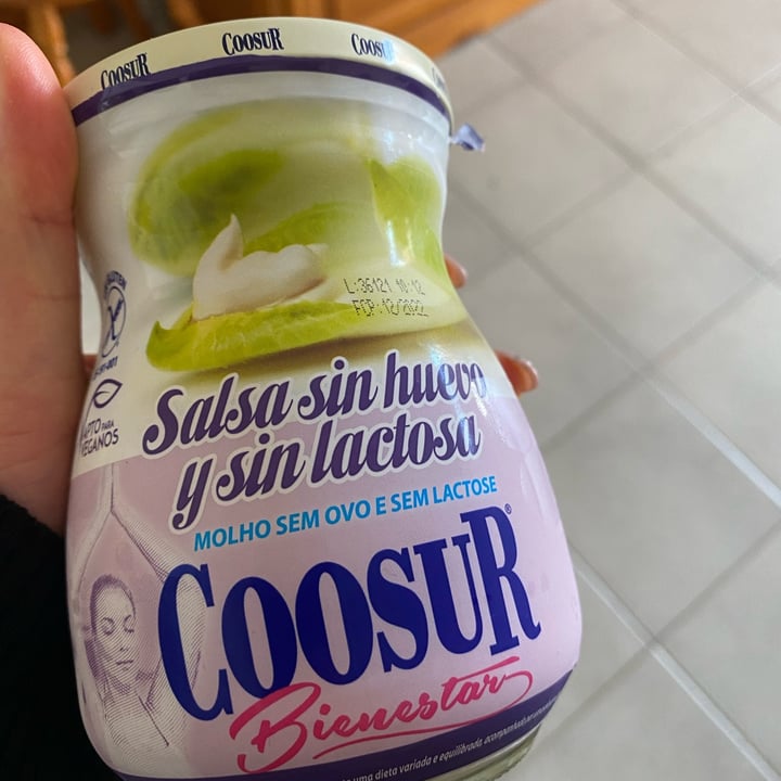 photo of Coosur Salsa sin Huevo y Lactosa (Mayonesa Vegana) shared by @giocorby on  11 Apr 2022 - review