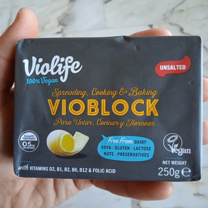 photo of Violife Vioblock unsalted shared by @sergiopontes on  07 Mar 2022 - review