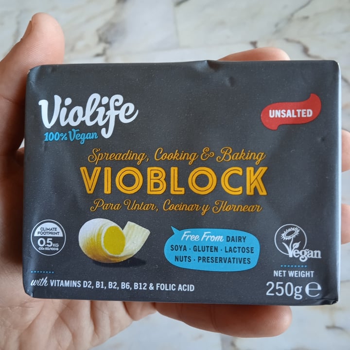 review photo of Violife Vioblock unsalted shared by @sergiopontes on 07 Mar 2022 - review