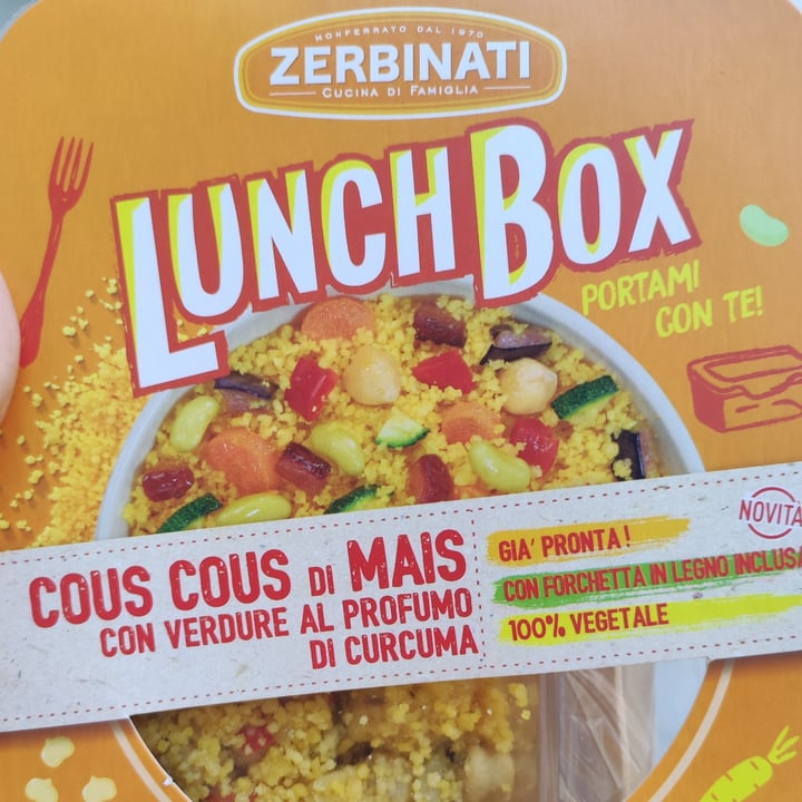 photo of Zerbinati Lunch Box Cous Cous Di Mais shared by @giups on  11 Jul 2022 - review