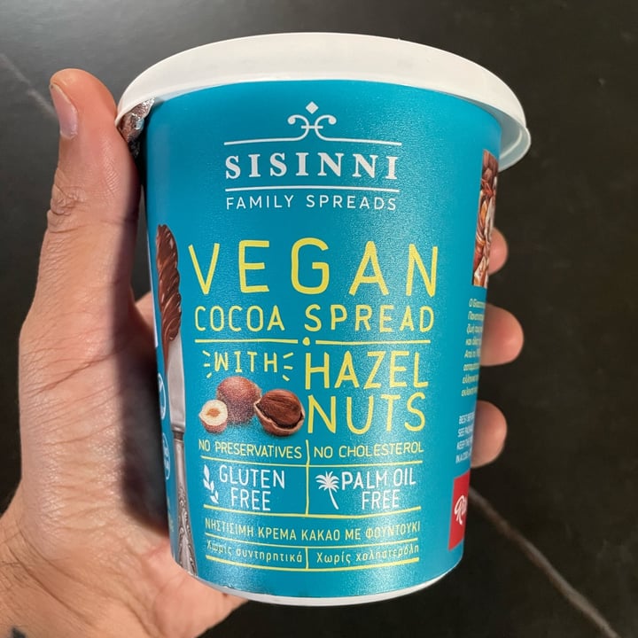photo of Sisinni Cocoa spread with hazelnuts shared by @titoleas on  19 Oct 2021 - review