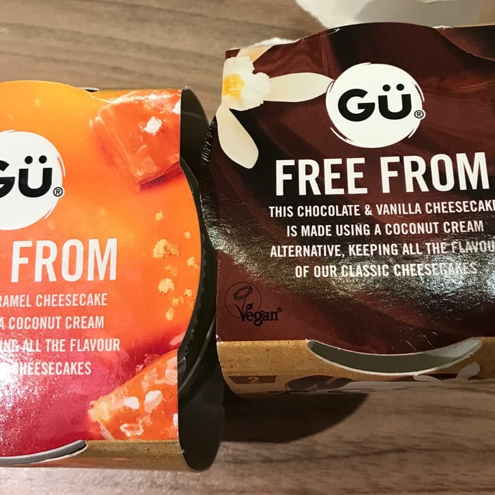 review photo of Gü Freefrom Chocolate & Vanilla Cheesecakes shared by @ginjin on 07 Sep 2020 - review