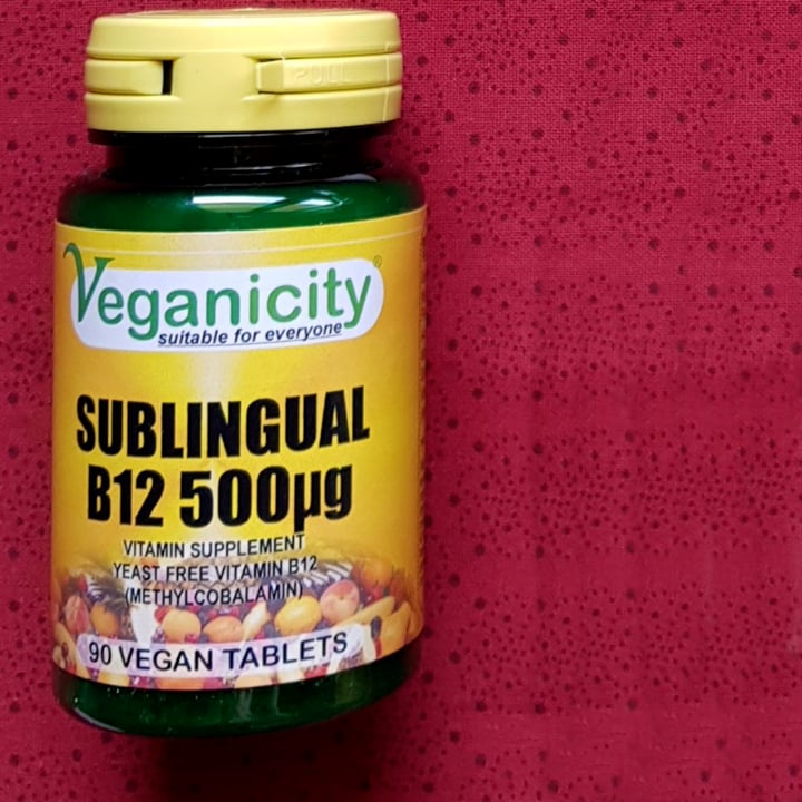 photo of Veganicity Vitamin B12 500µg - Sublingual Methylcobalamin shared by @doucefrugalite on  26 Sep 2019 - review