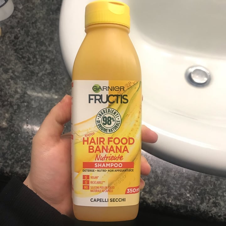 photo of Garnier Fructis Hair Food Banana Shampoo shared by @annapaolaserio on  27 Dec 2021 - review