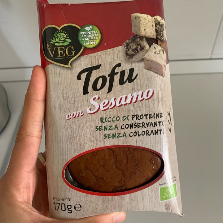 photo of ioVEG Tofu con sesamo shared by @vegzari on  06 Dec 2021 - review