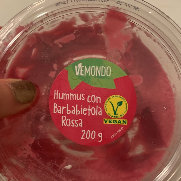 photo of Vemondo  Hummus Barbabietola shared by @agneee on  07 Nov 2022 - review