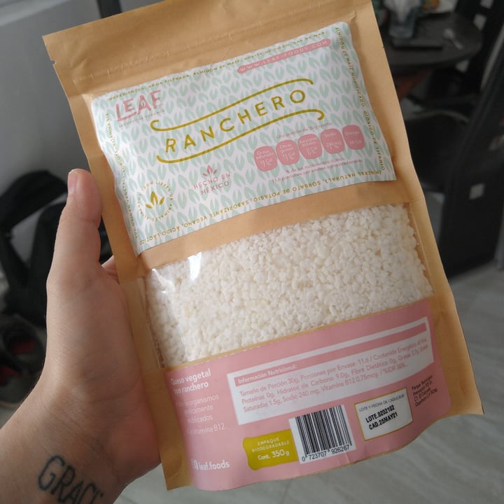 review photo of Leaf Queso ranchero shared by @alexialaniss on 08 Oct 2021 - review