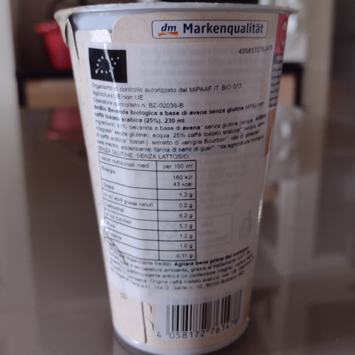 photo of dmBio Hafer Cappuccino shared by @sselvatika on  31 Mar 2022 - review