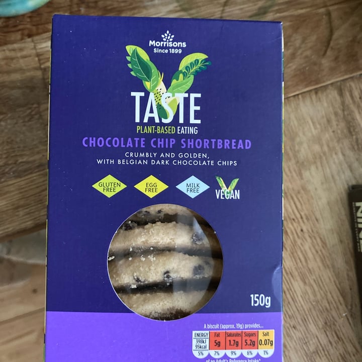photo of Morrisons Chocolate Chip Shortbread shared by @chrisb77 on  19 Mar 2022 - review
