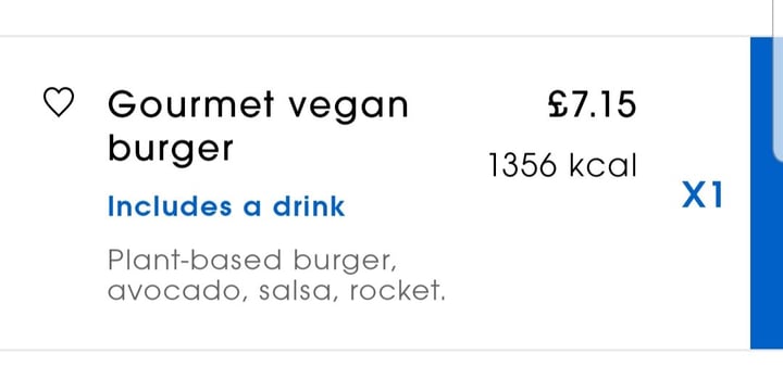 review photo of Weatherspoons Pubs Gourmet Vegan Burger shared by @ashleighcoles on 24 Feb 2020 - review