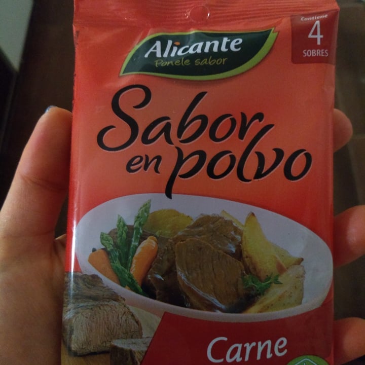 photo of Alicante Sabor en Polvo Carne shared by @agustinalopezgimenez on  26 Aug 2021 - review