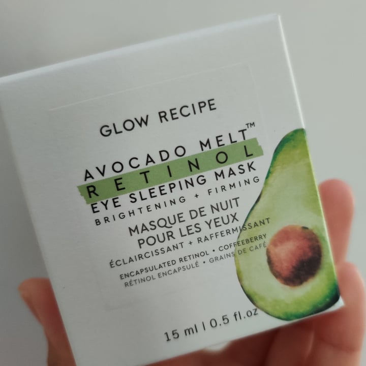 photo of Glow recipe Avocado Melt Retinol Eye Sleeping Mask shared by @fourdollars on  06 Jan 2021 - review