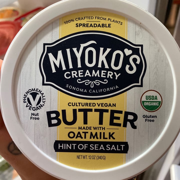 review photo of Miyoko's Creamery European Style Cultured Vegan Butter Hint of Sea Salt shared by @jessicadalton on 01 Dec 2020 - review