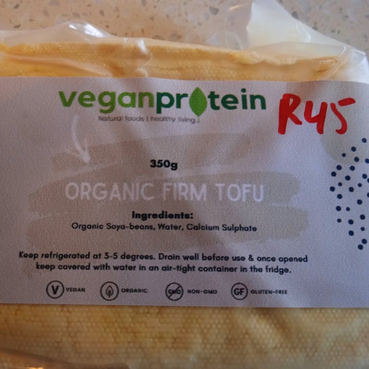 photo of Vegan Protein ZA Firm Tofu shared by @sillydillysu on  01 Aug 2021 - review