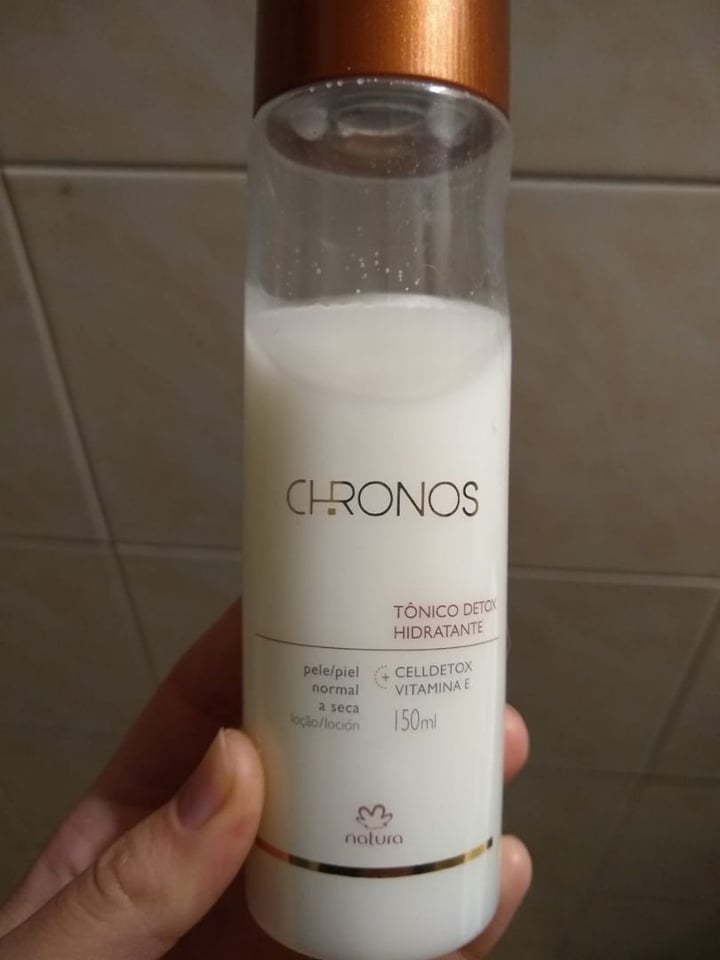 photo of Natura Chronos tonico detox hidratante shared by @agusdaleoso on  31 Jul 2019 - review